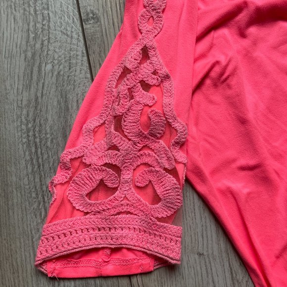 Saved by the Dress Bright Pink top - Picture 2 of 3